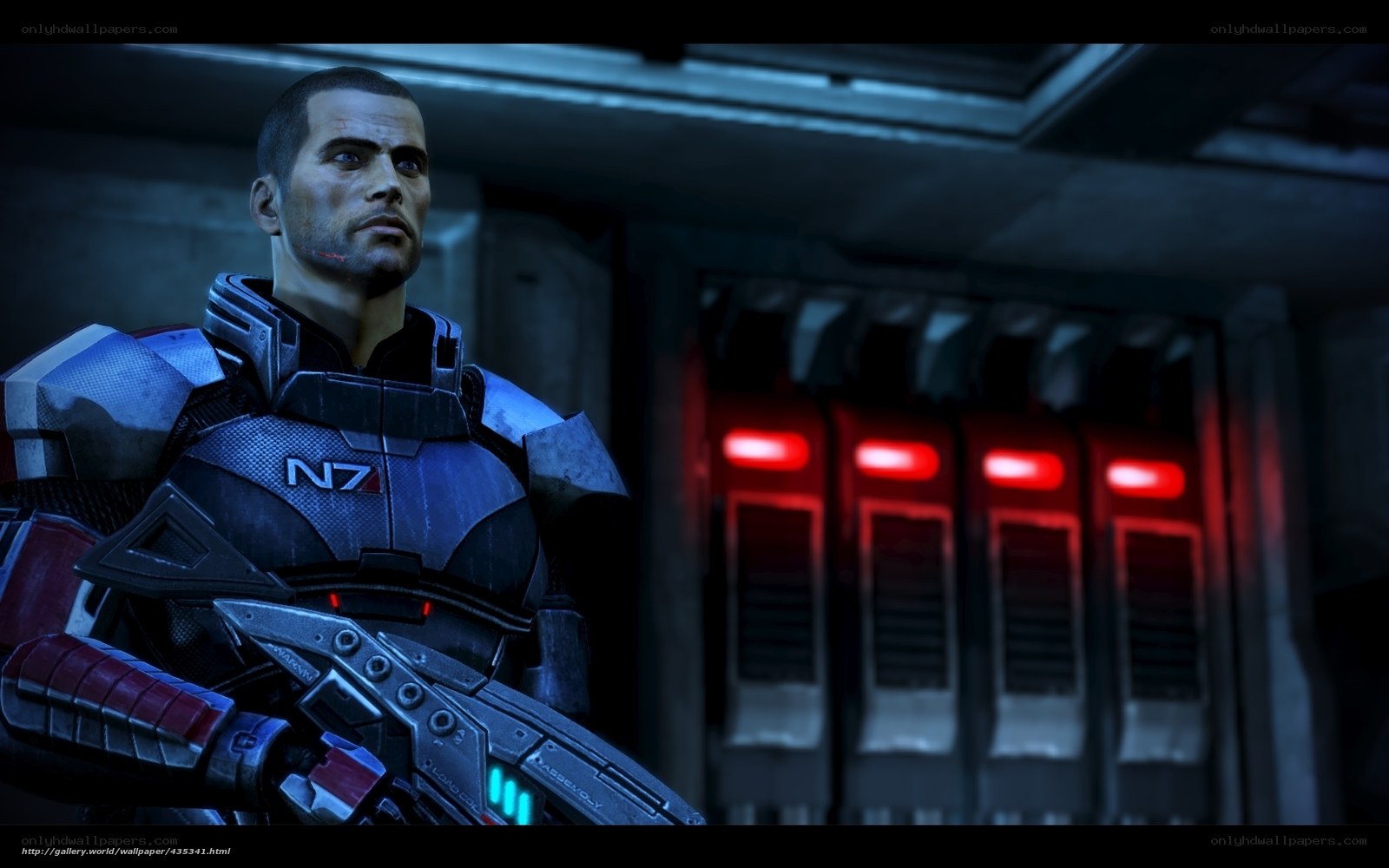 Commander Shepard in N7 armor