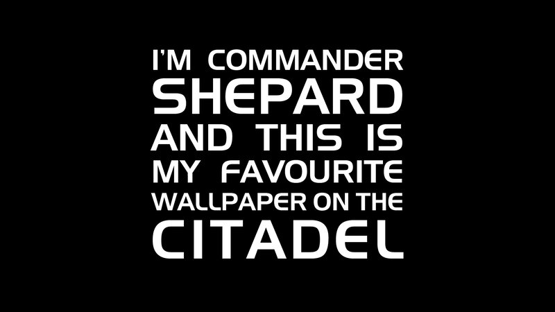 Commander Shepard wallpaper