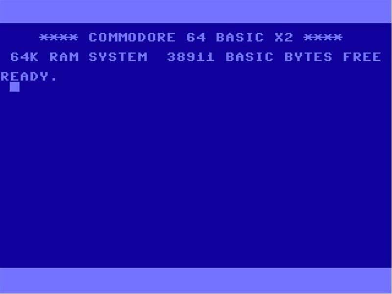 Commodore 64 BASIC X2 startup