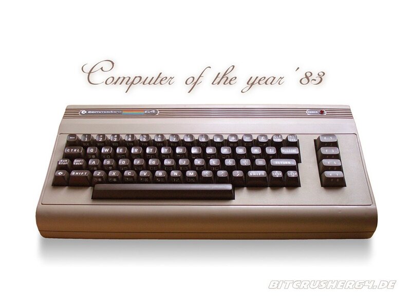 Commodore 64 Computer — Brown