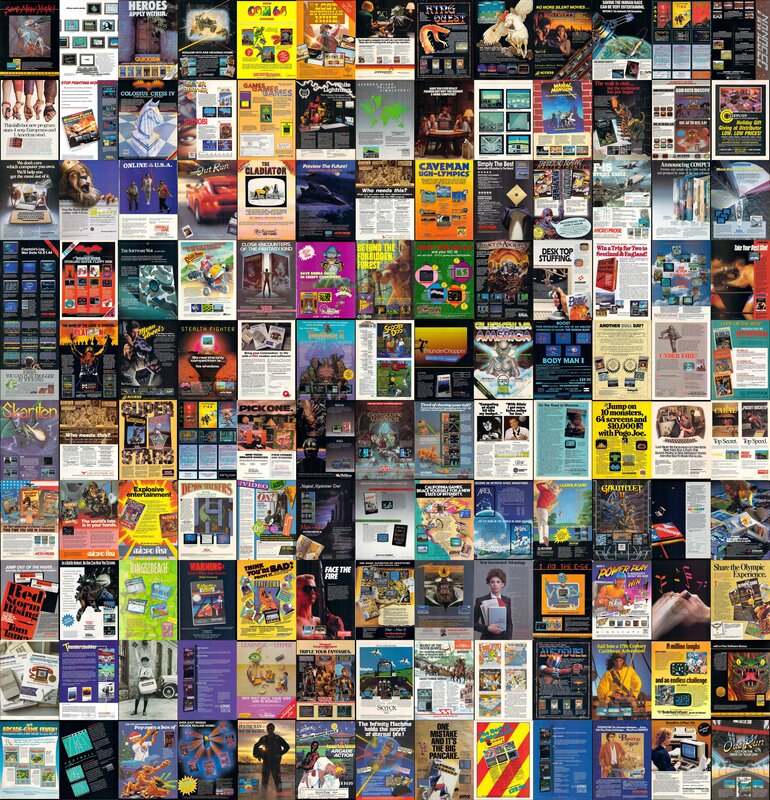 Commodore 64 game advertisements