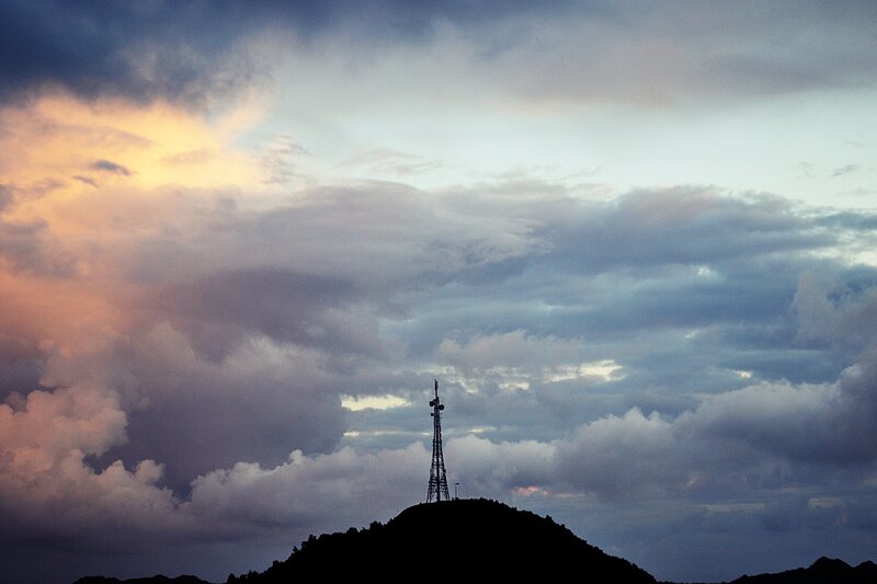 Communication Tower on Hill