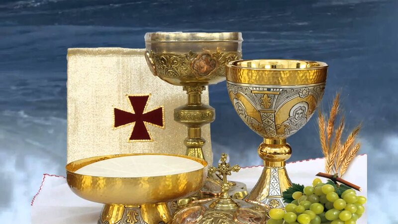 Communion Chalices and Bread