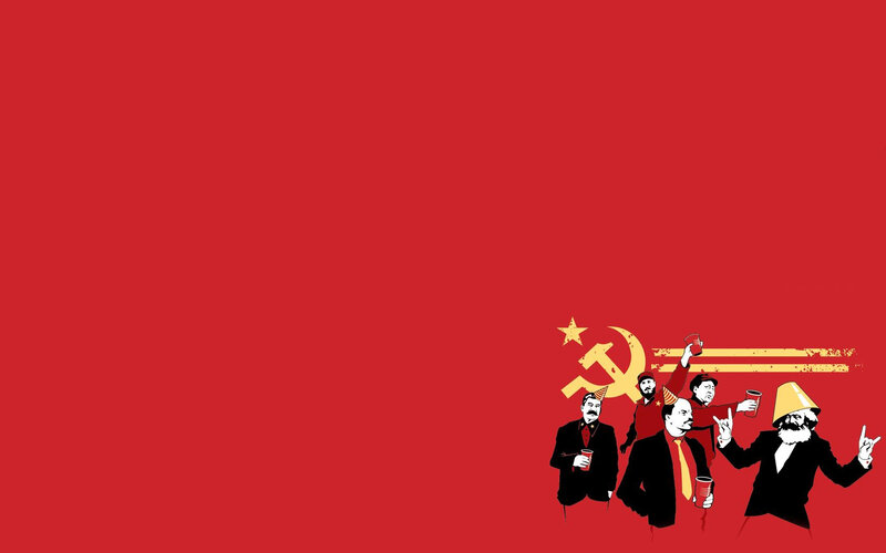 Communist leaders partying