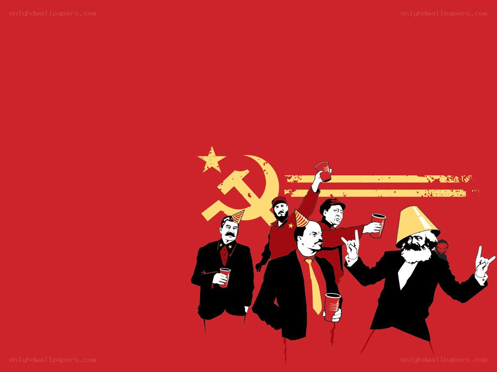 Communist leaders partying