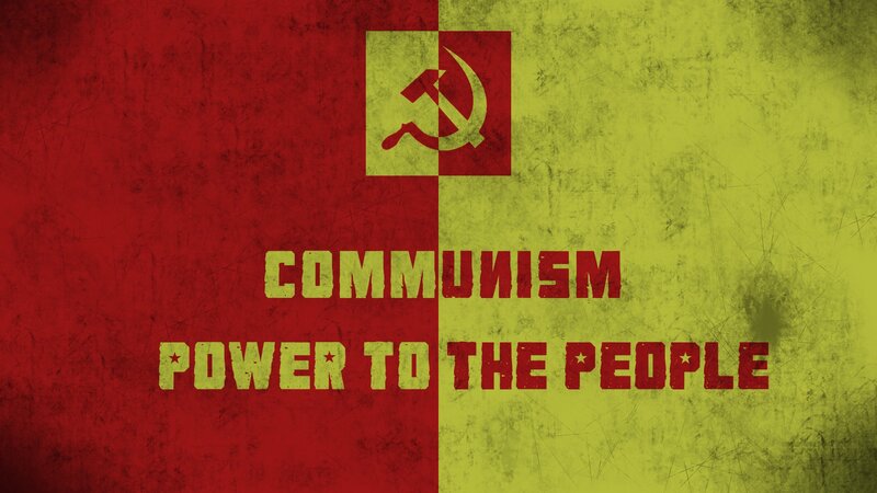 Communist Propaganda Poster — Red, Political