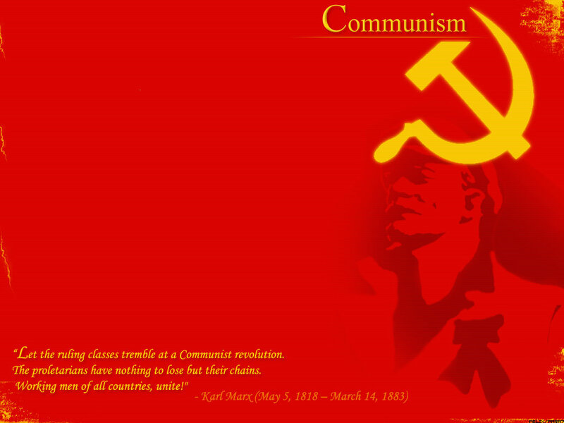 Communist propaganda poster