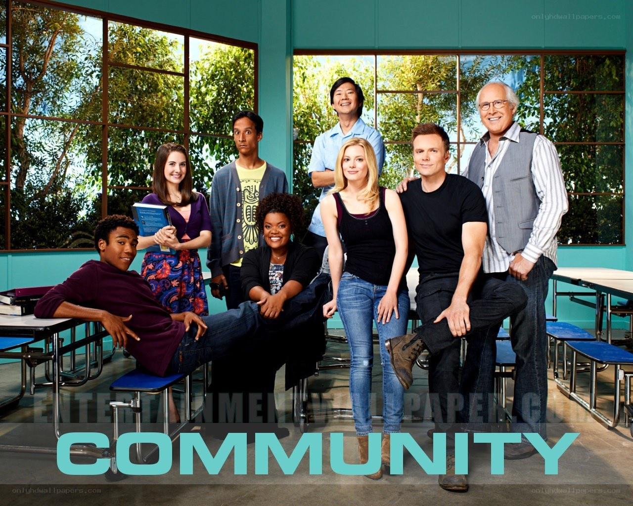 Community cast group photo