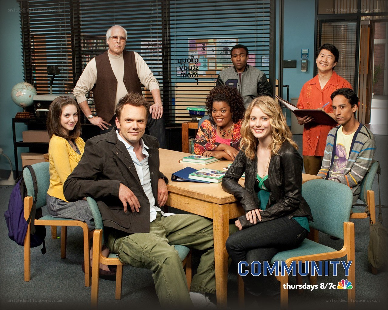 Community cast group photo