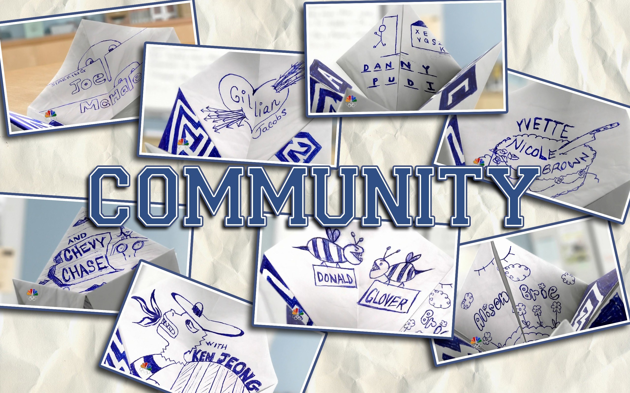 Community paper airplanes