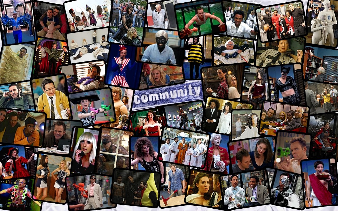 Community TV show collage