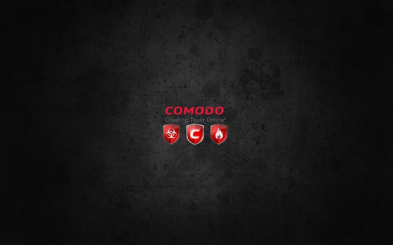 Comodo Logo on Dark Background