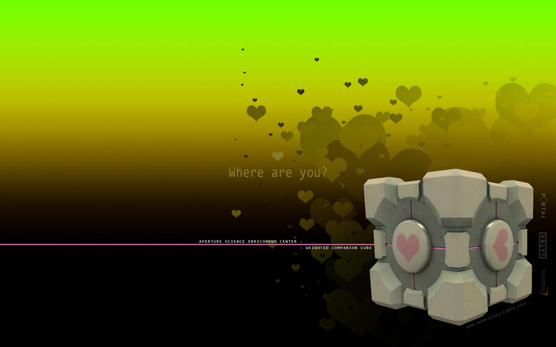 Companion Cube — Green