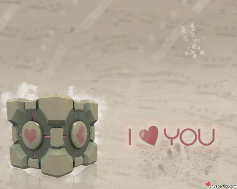 Companion Cube I Love You