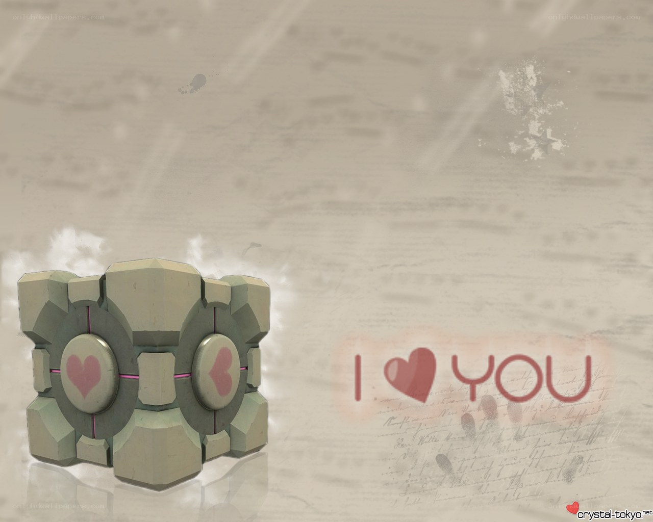 Companion Cube I Love You