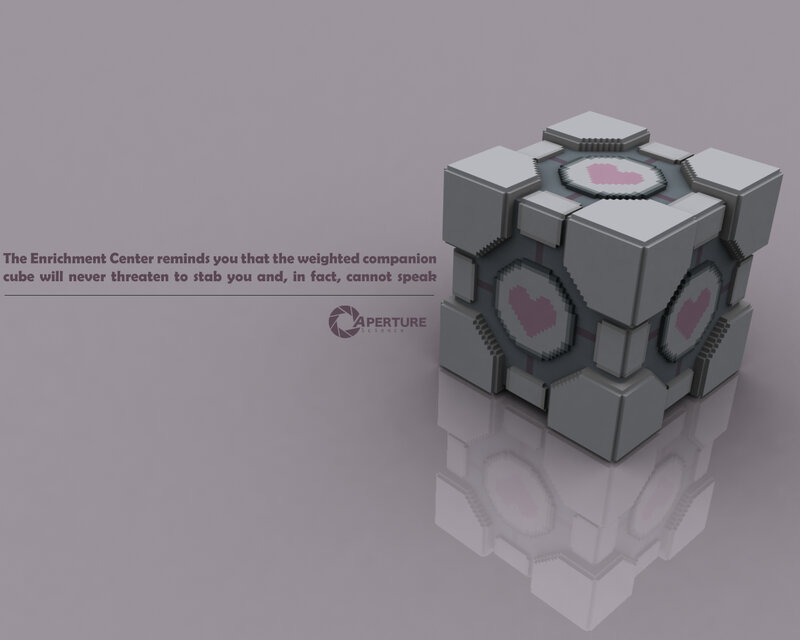Companion cube reminder