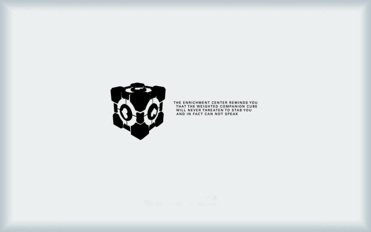 Companion Cube Warning