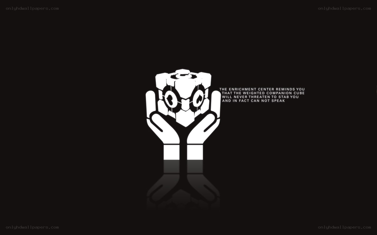 Companion Cube Warning