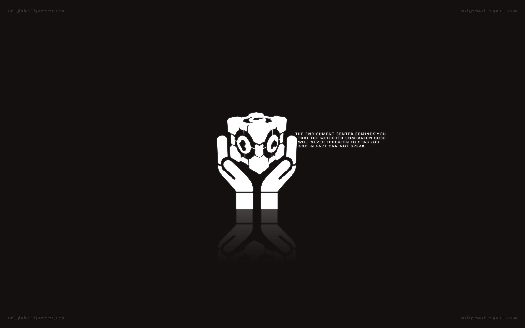 Companion Cube Warning