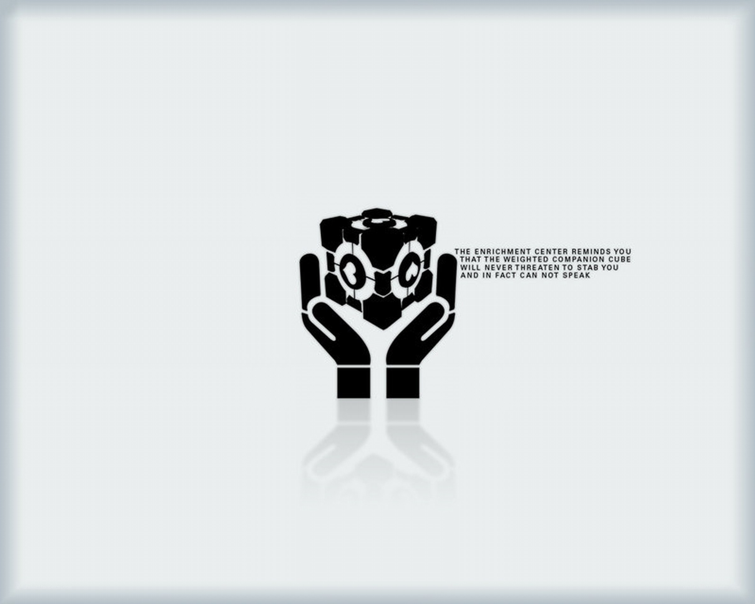 Companion Cube Warning