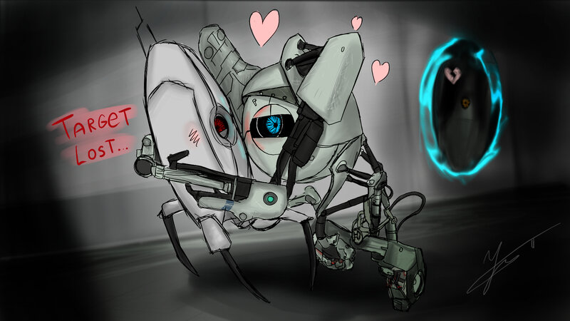 Companion robot with hearts