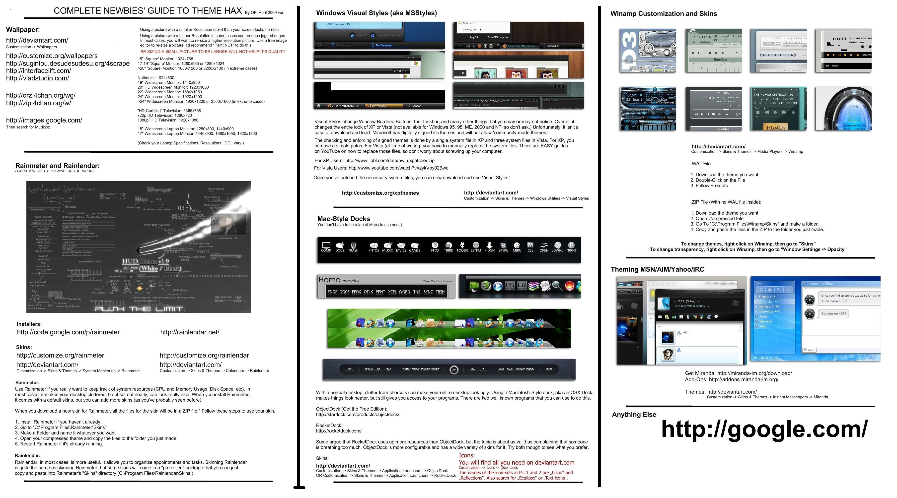 Complete Newbies Guide to Theme Hax