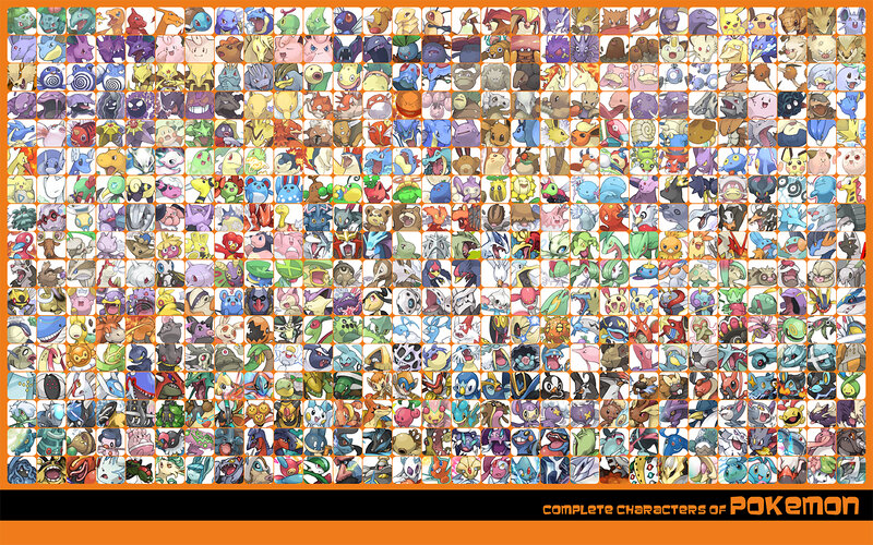 Complete Pokemon Characters
