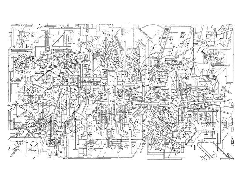 Complex Architectural Drawing