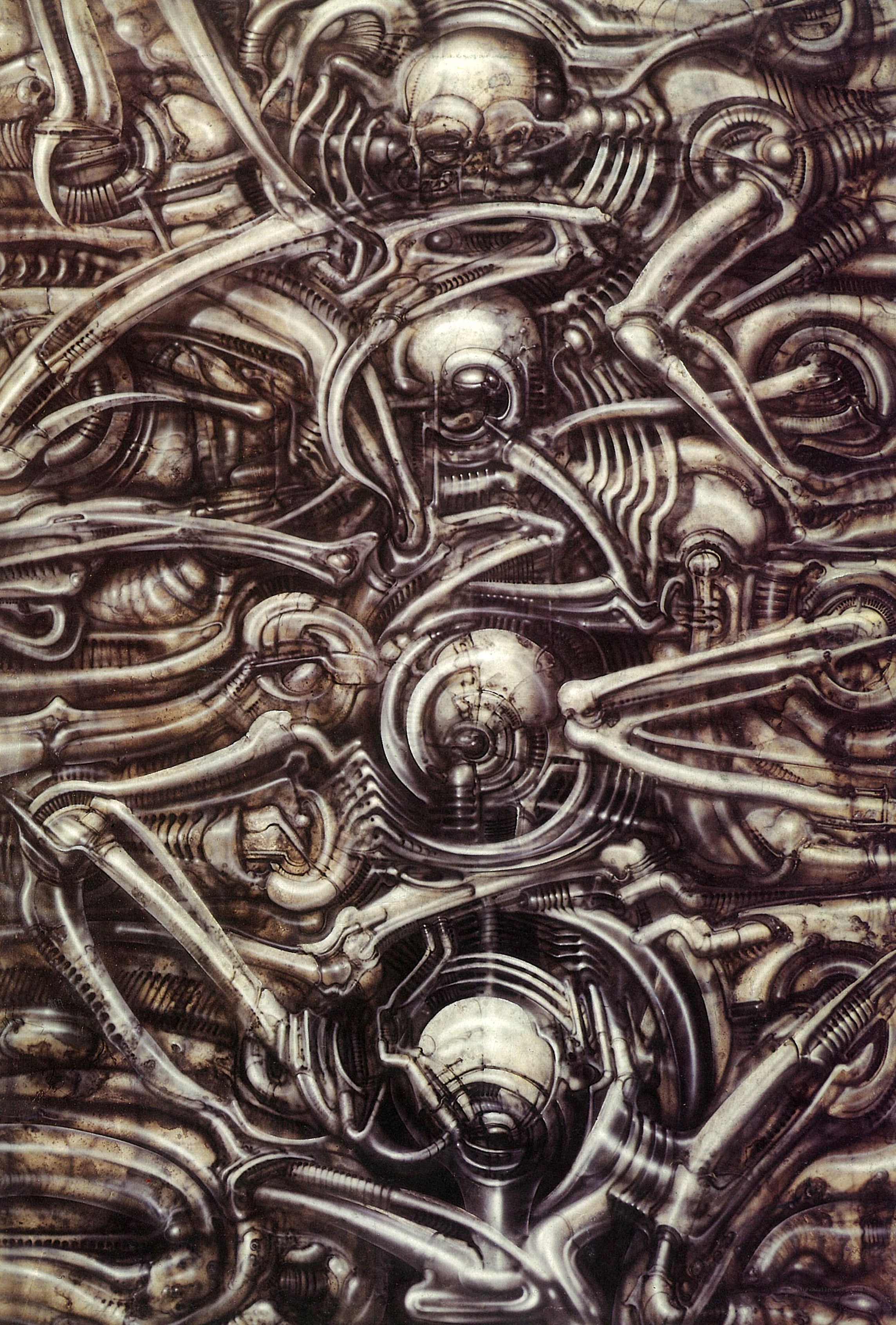complex biomechanical artwork