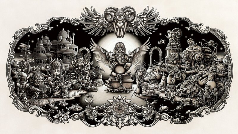 Complex Fantasy Illustration