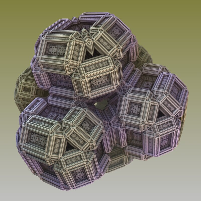 complex fractal geometric structure