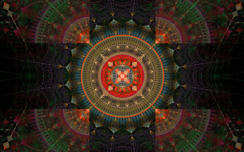 complex fractal mandala