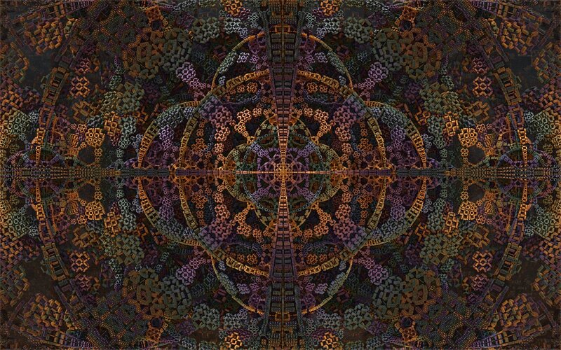 complex fractal mandala