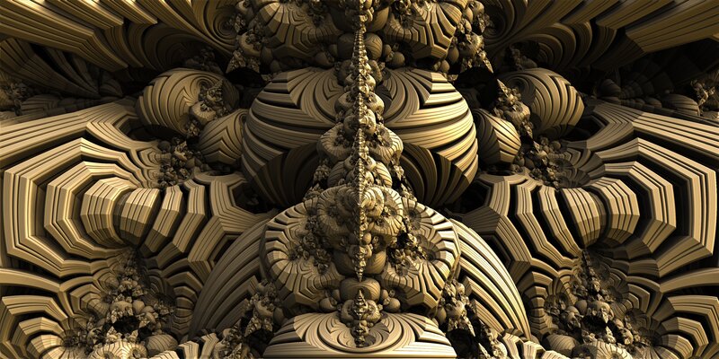 complex fractal sculpture