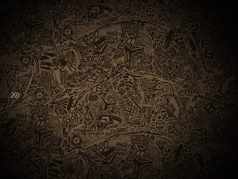complex graphic design artwork