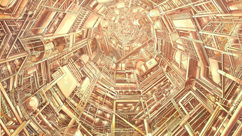 Complex Industrial Interior