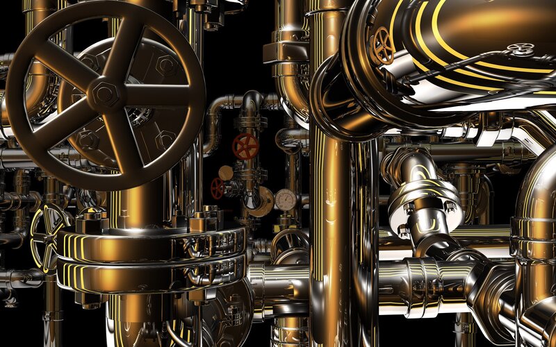 complex industrial machinery