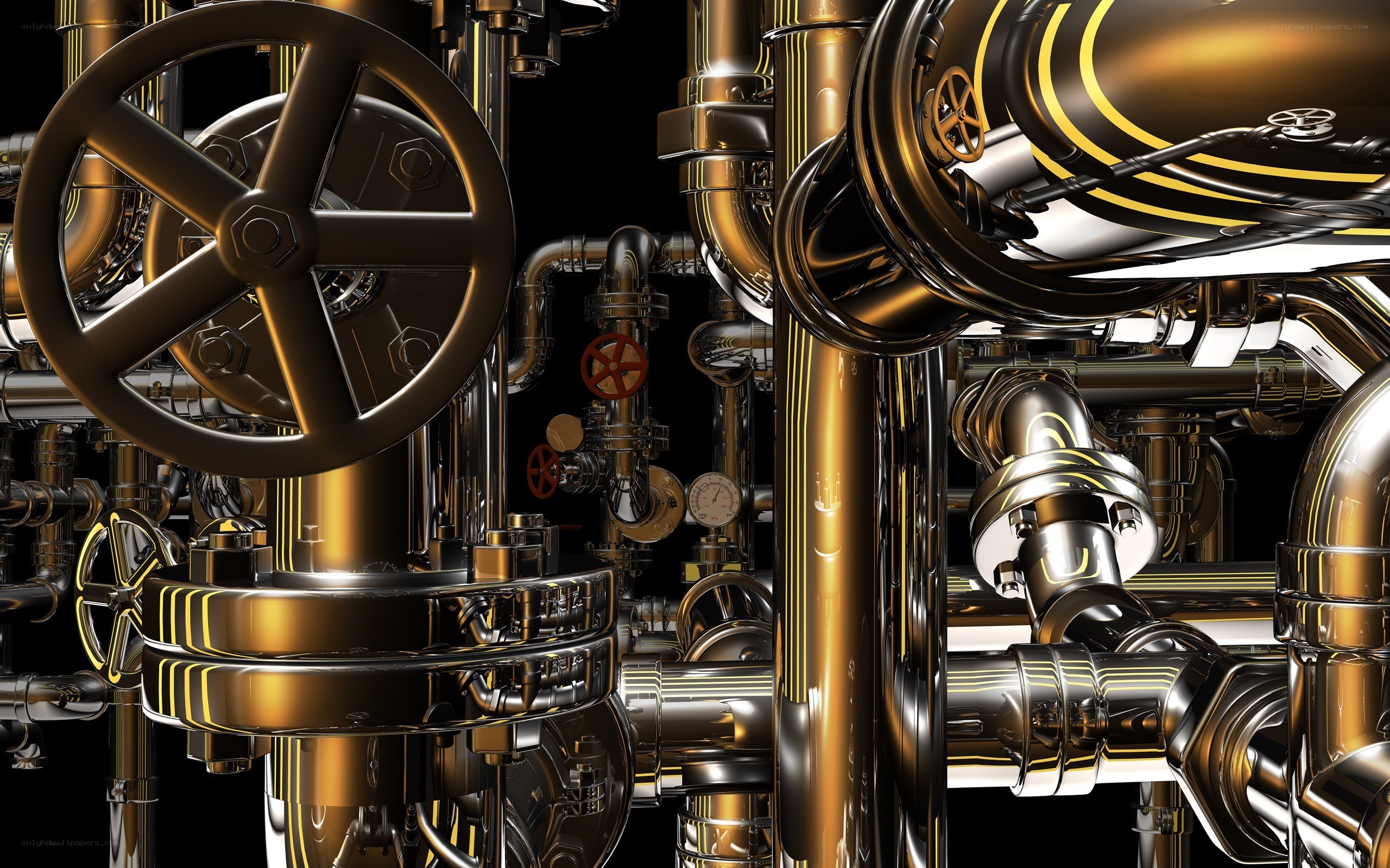complex industrial machinery