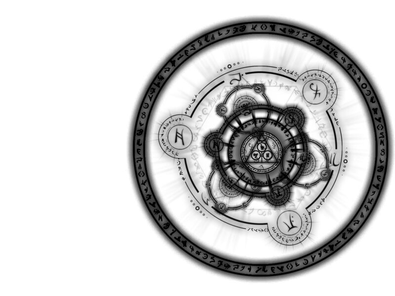 complex magical sigil diagram