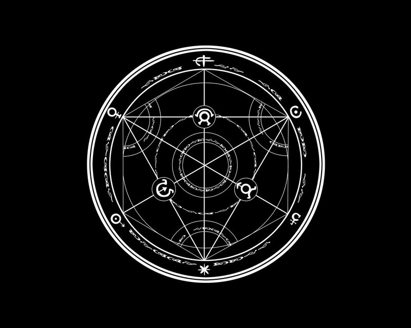 complex magical sigil diagram