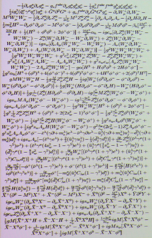 Complex mathematical equation