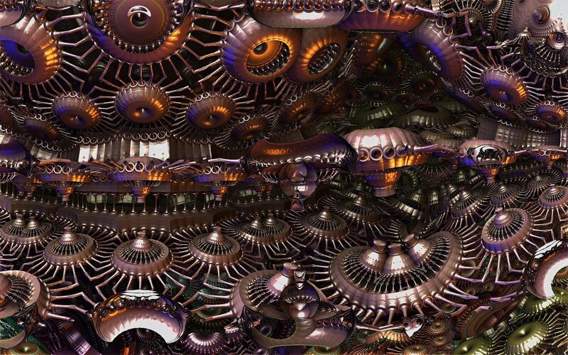 complex mechanical fractal structure