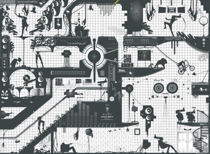 complex mechanical illustration