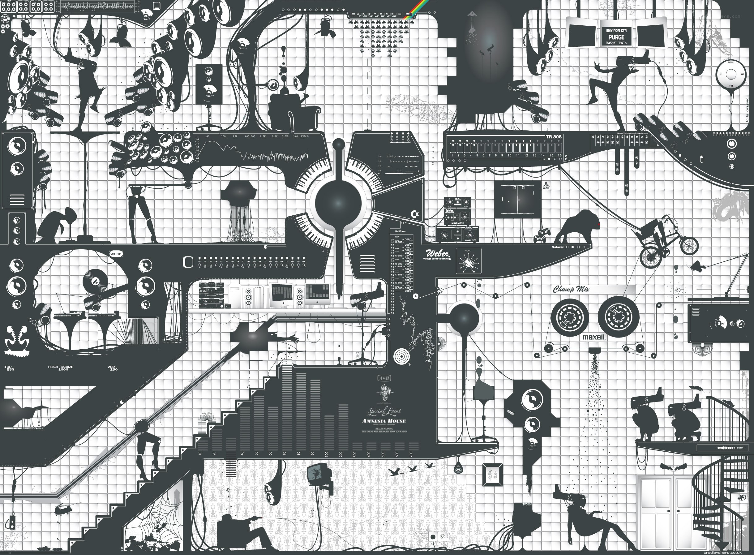 complex mechanical illustration