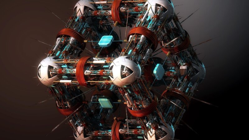 Complex Mechanical Sphere — White