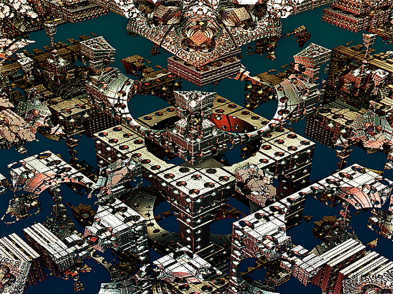 Complex Mechanical Structure — Black