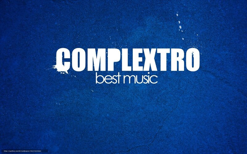 Complex Tro logo on blue background