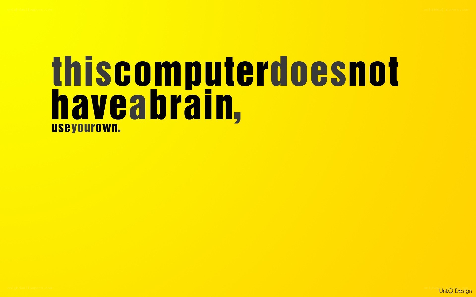 computer brain quote