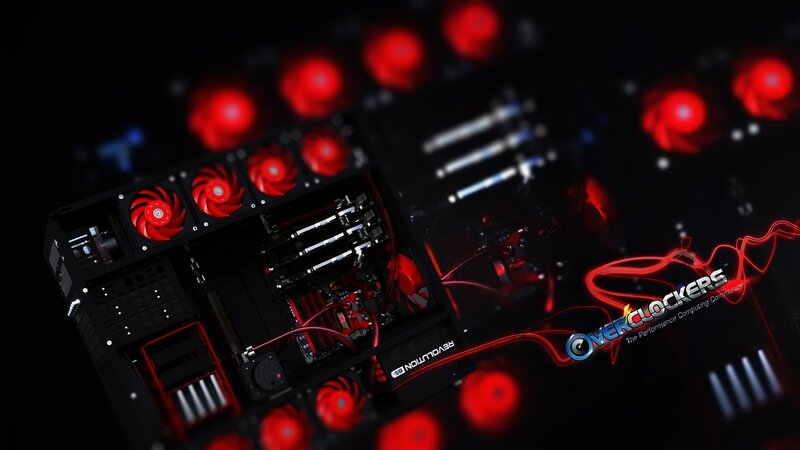 Computer Case Interior — Black, Dark, Dramatic