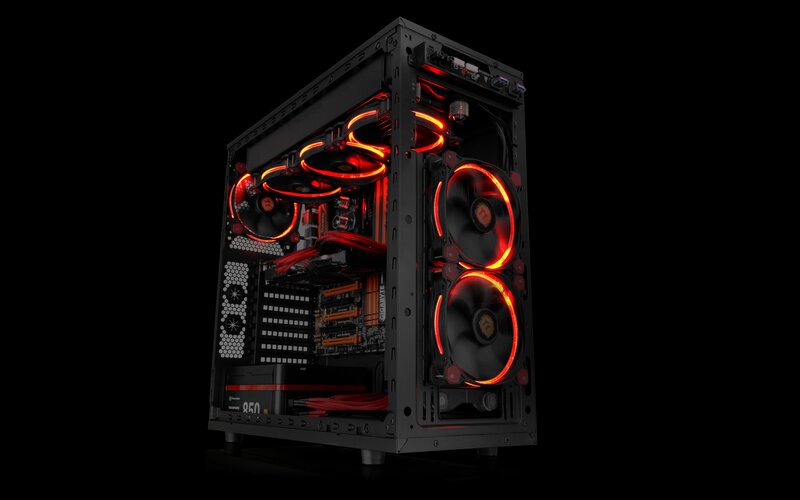 Computer Case with Fans